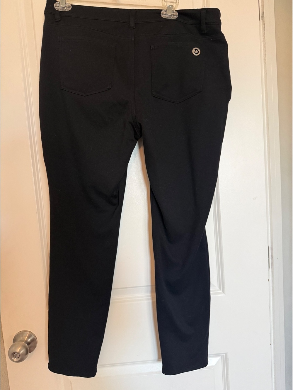 Michael Kors Women's Black Slim Fit Pants Size 12 Stretchy Fabric